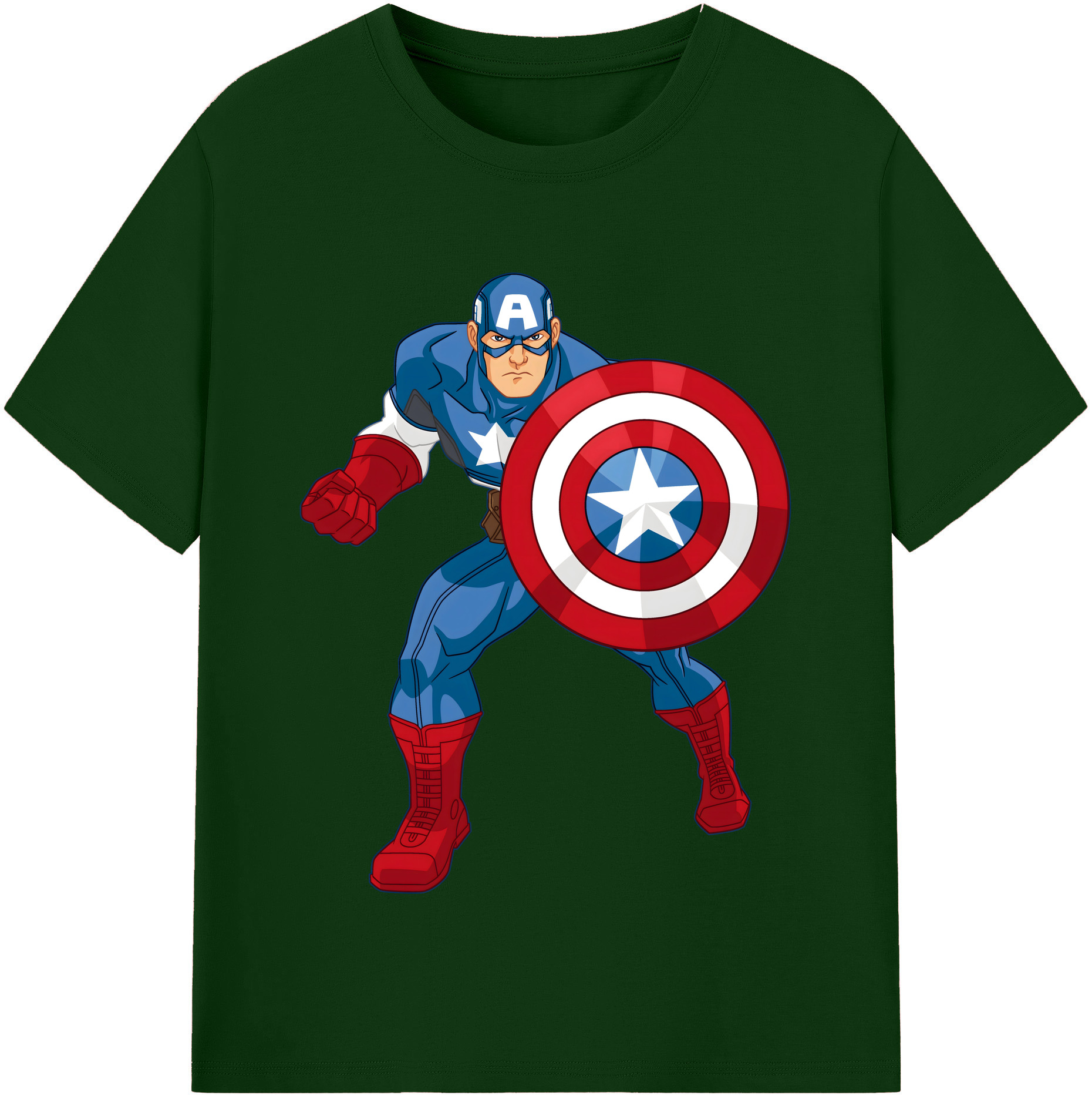 （画像用） アベンジャーズ The Avengers 綿100％半袖Tシャツ（フロントプリント）